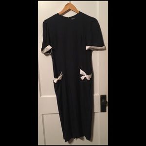 Vintage navy dress